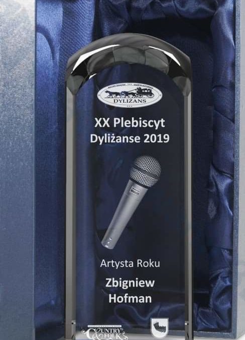 Zbigniew Hofman Artystą Roku 2019